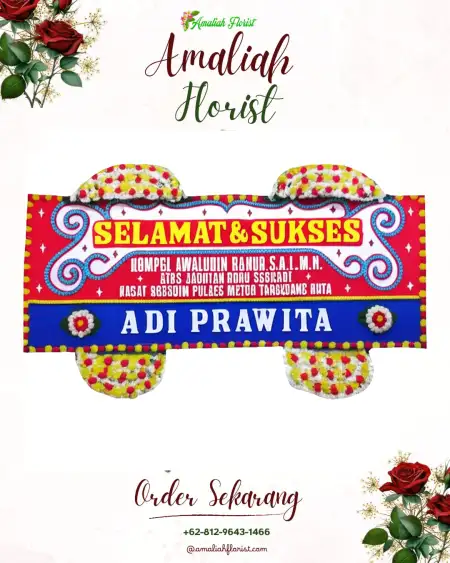 Papan Bunga Ucapan Selamat Venue Wedding Cileungsi